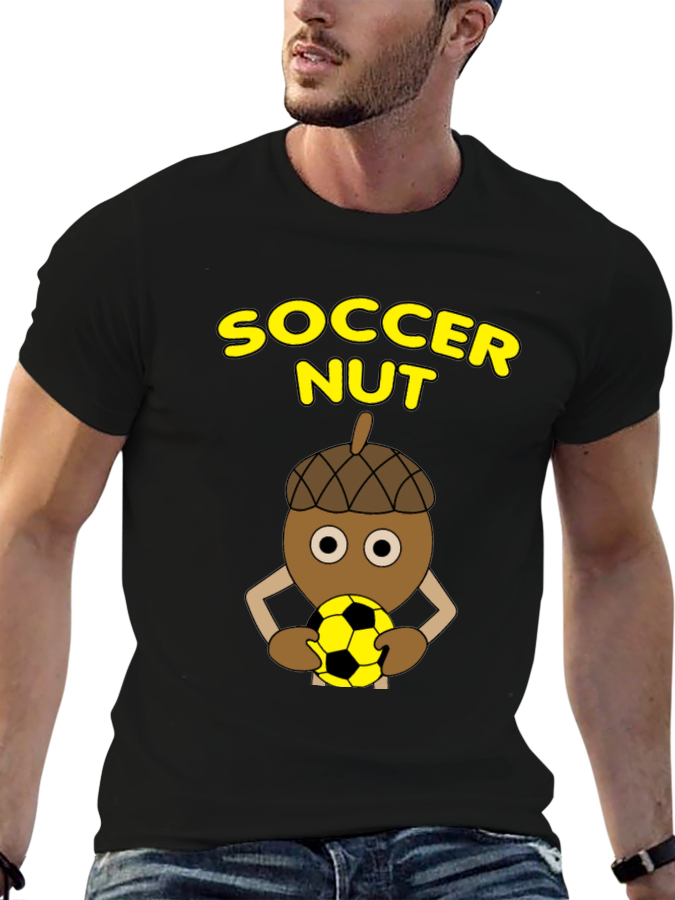 Soccer Nut T-Shirt - Funny Graphic Tee