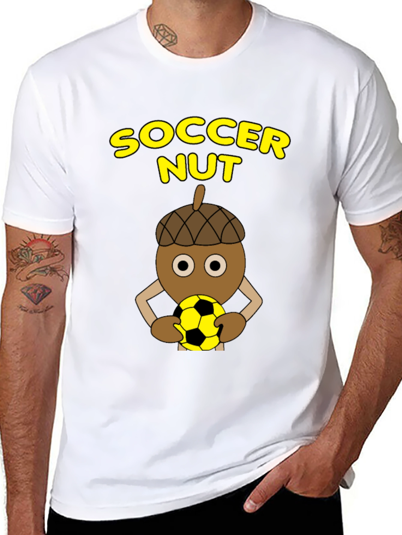 Soccer Nut T-Shirt - Funny Graphic Tee
