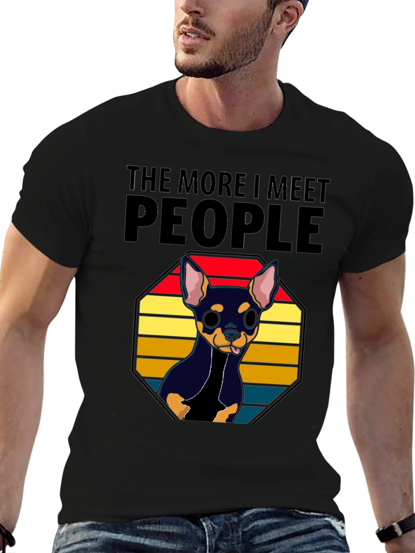 The More I Meet People Chihuahua T-Shirt