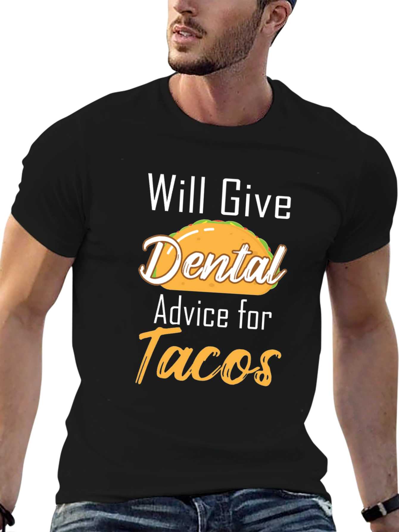 Funny Dental Advice for Tacos Graphic Tee