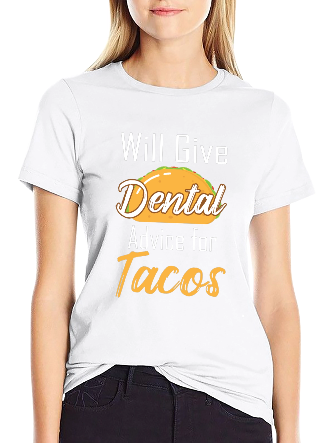 Funny Dental Advice for Tacos Graphic Tee