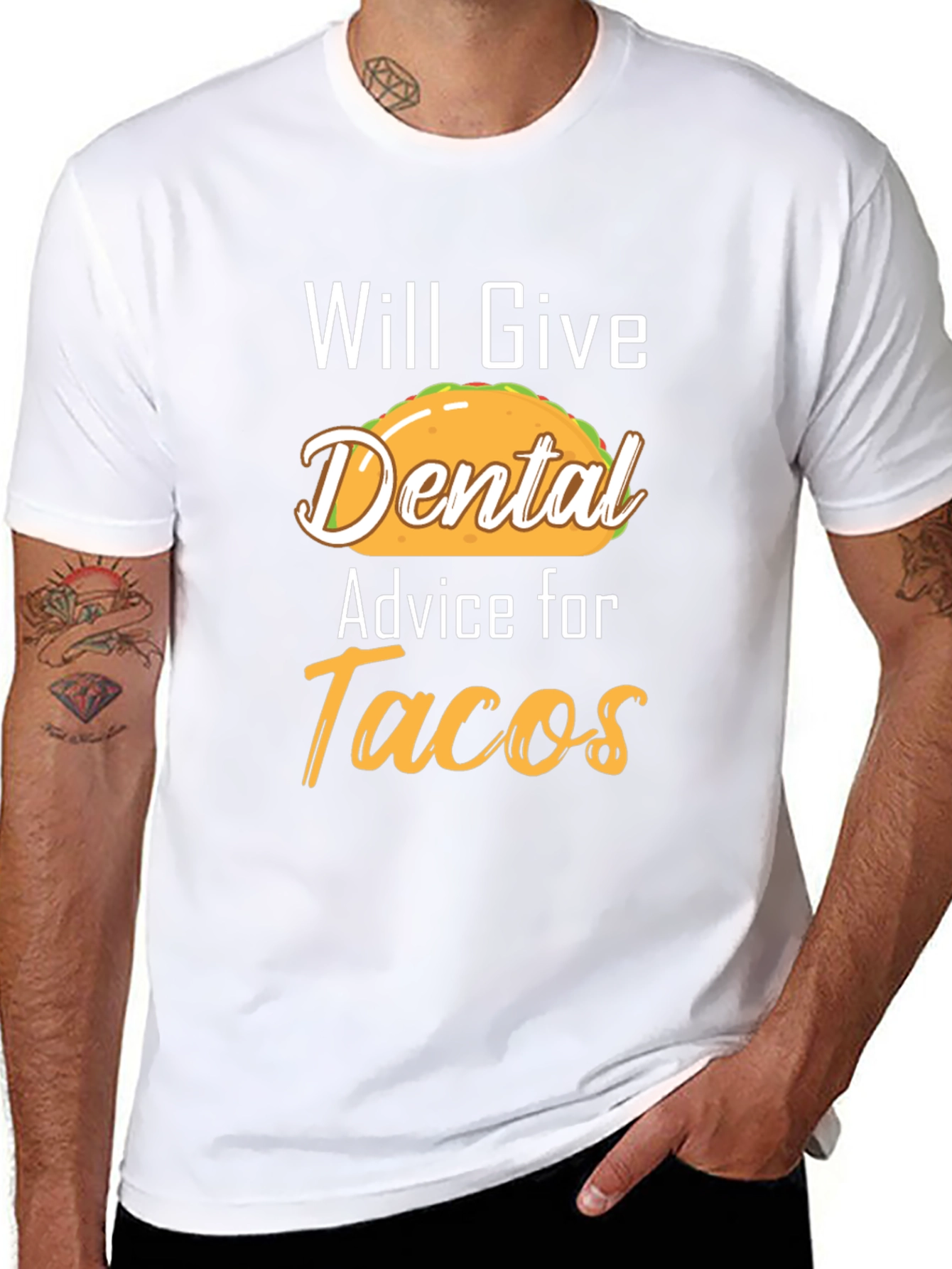 Funny Dental Advice for Tacos Graphic Tee