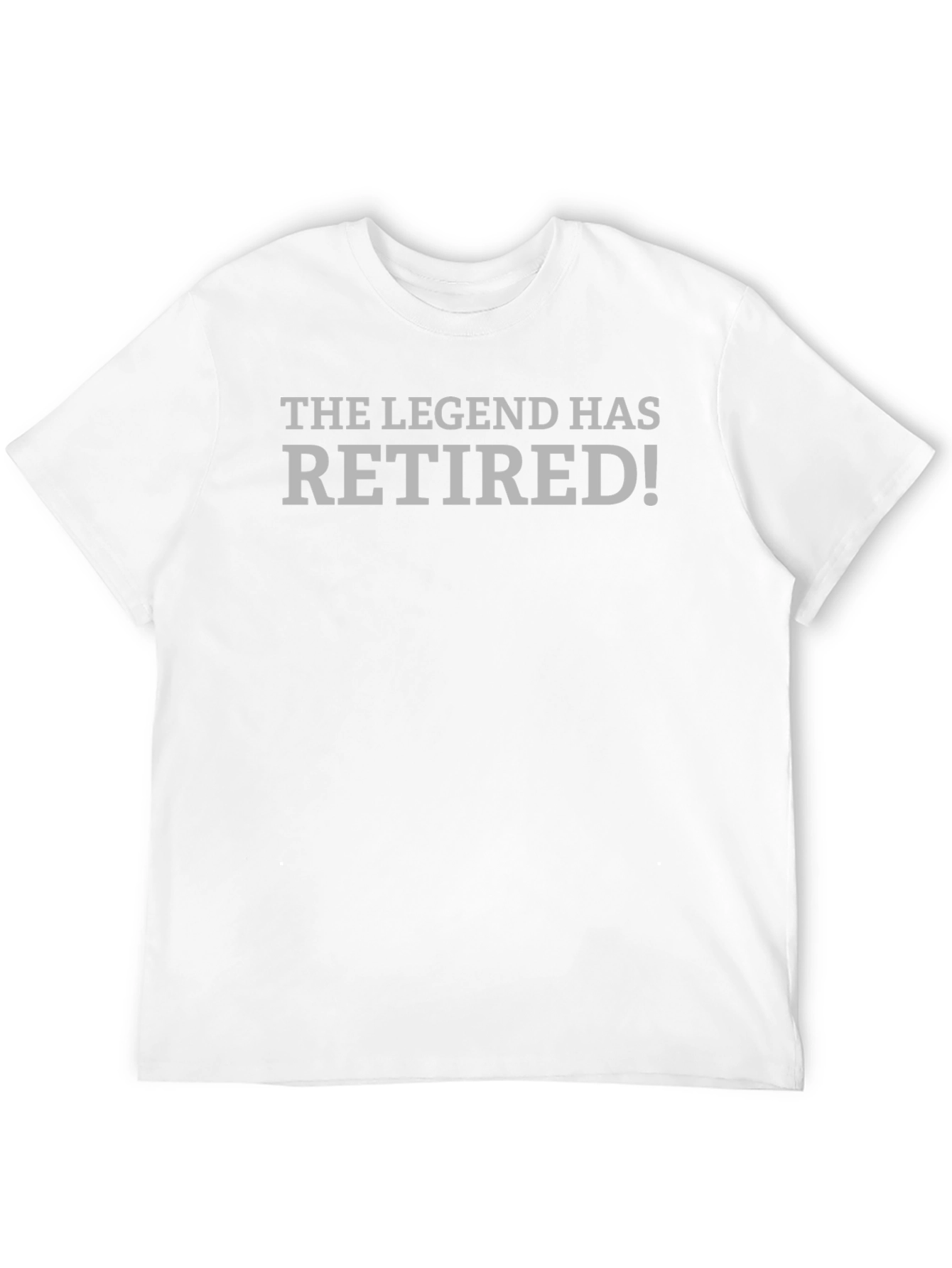 The Legend Has Retired Black T-Shirt