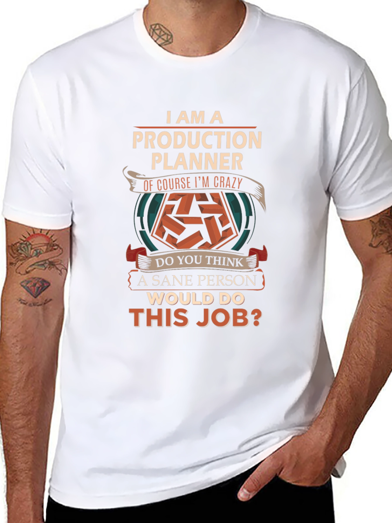 Production Planner T-Shirt - Crazy Job