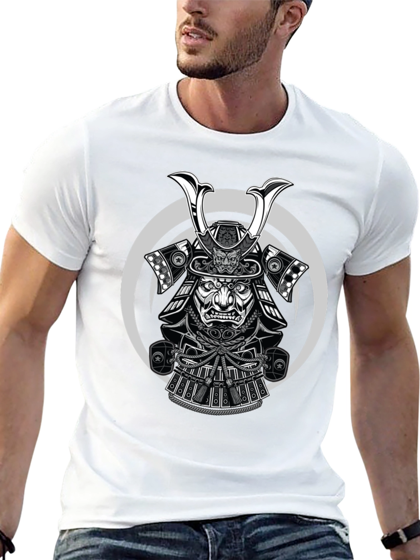 Samurai Graphic T-Shirt - Black