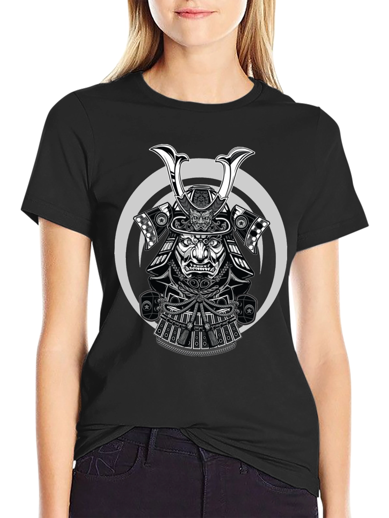 Samurai Graphic T-Shirt - Black
