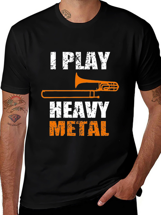 I Play Heavy Metal Trombone T-Shirt