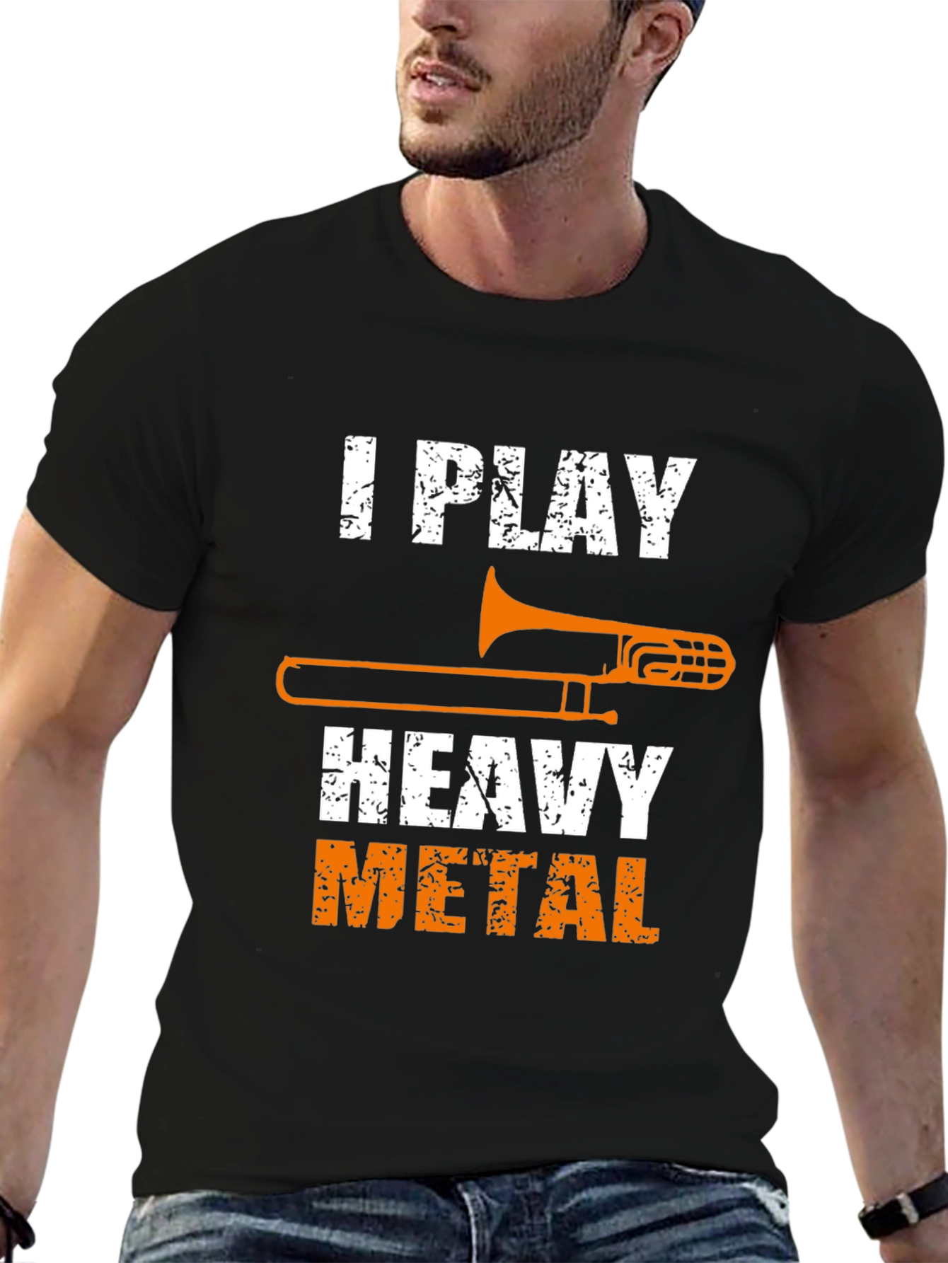 I Play Heavy Metal Trombone T-Shirt