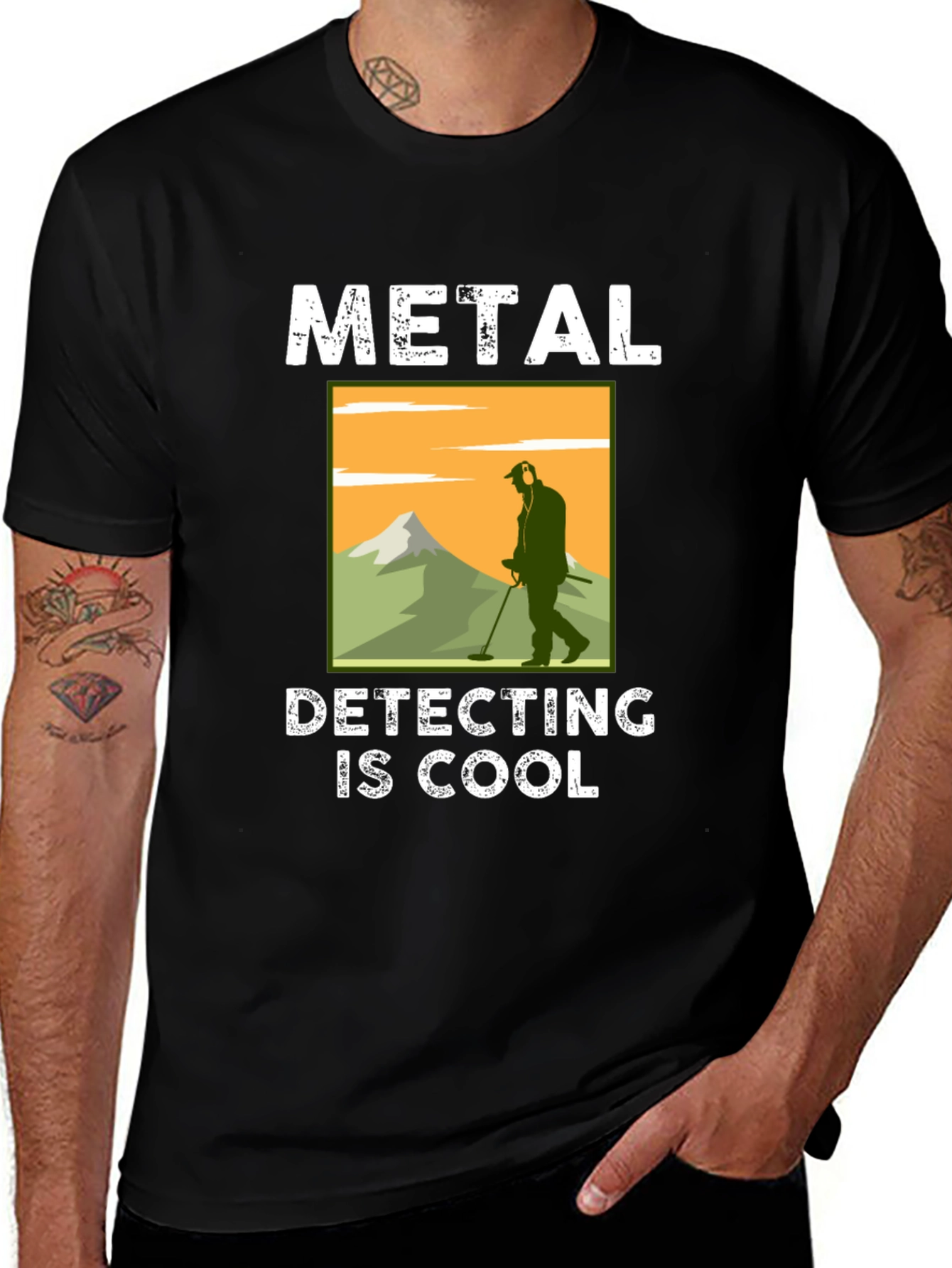 Metal Detecting is Cool Graphic T-Shirt