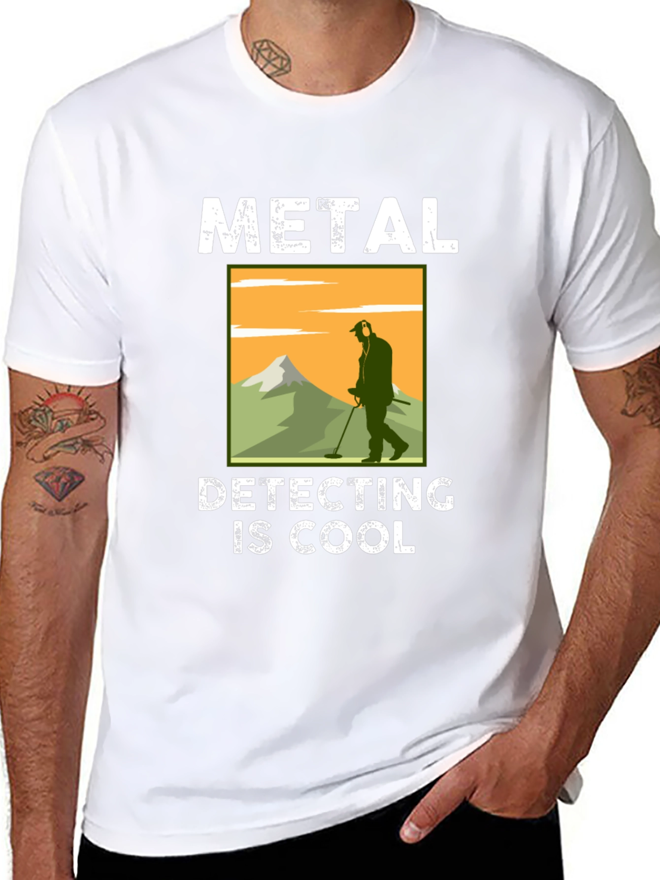Metal Detecting is Cool Graphic T-Shirt