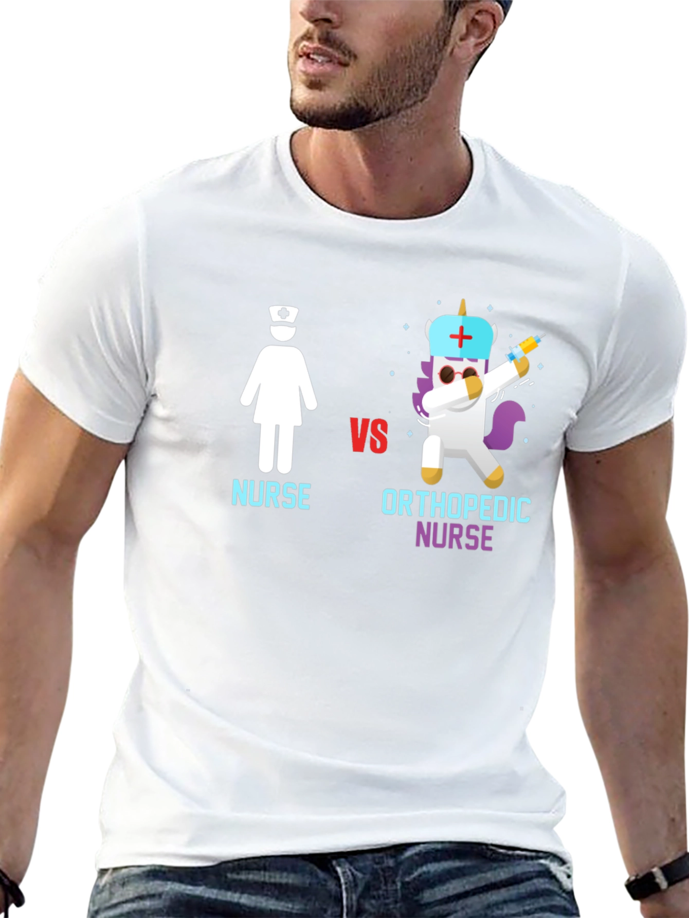 Nurse vs Orthopedic Nurse Graphic T-Shirt