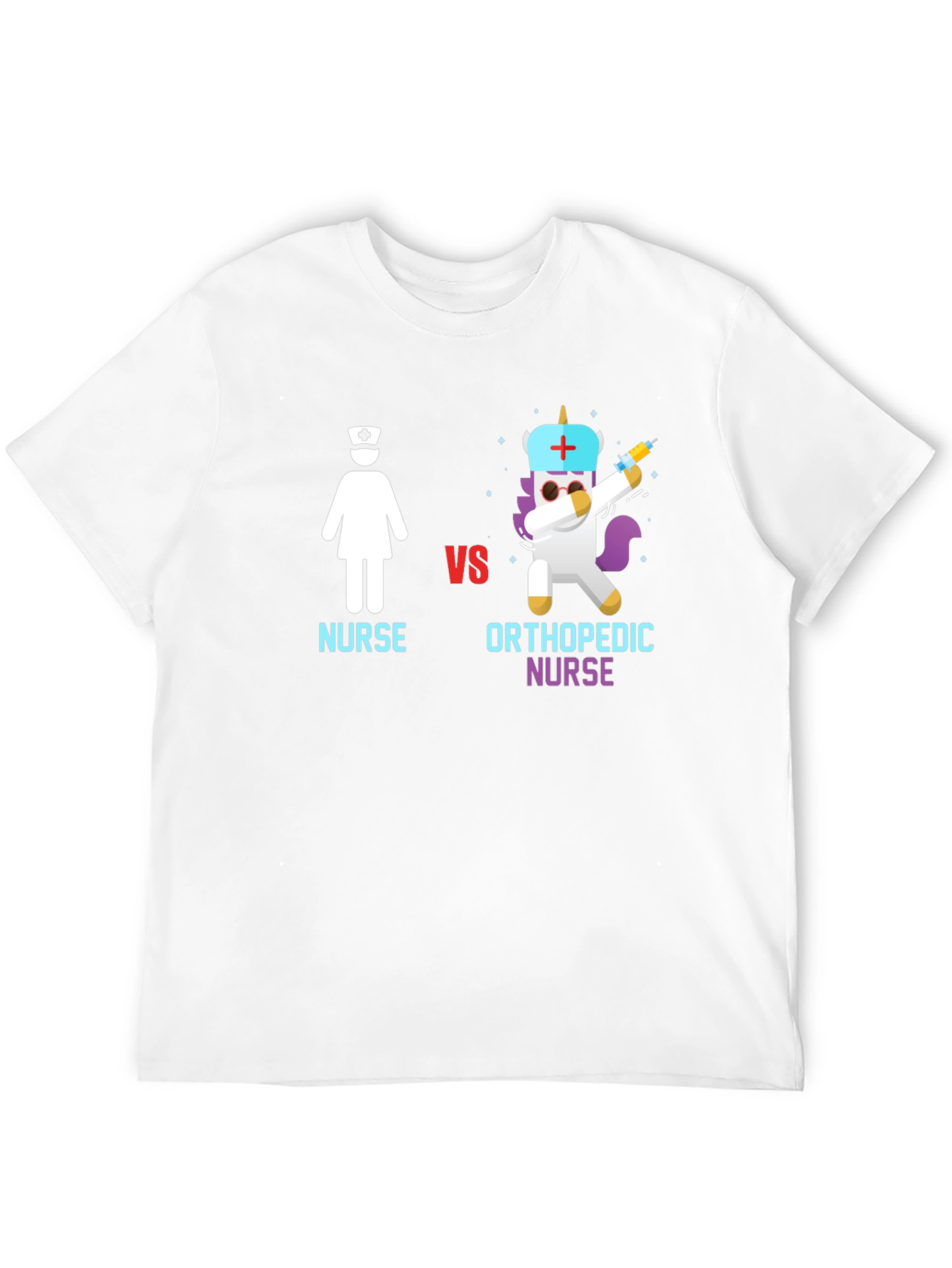 Nurse vs Orthopedic Nurse Graphic T-Shirt