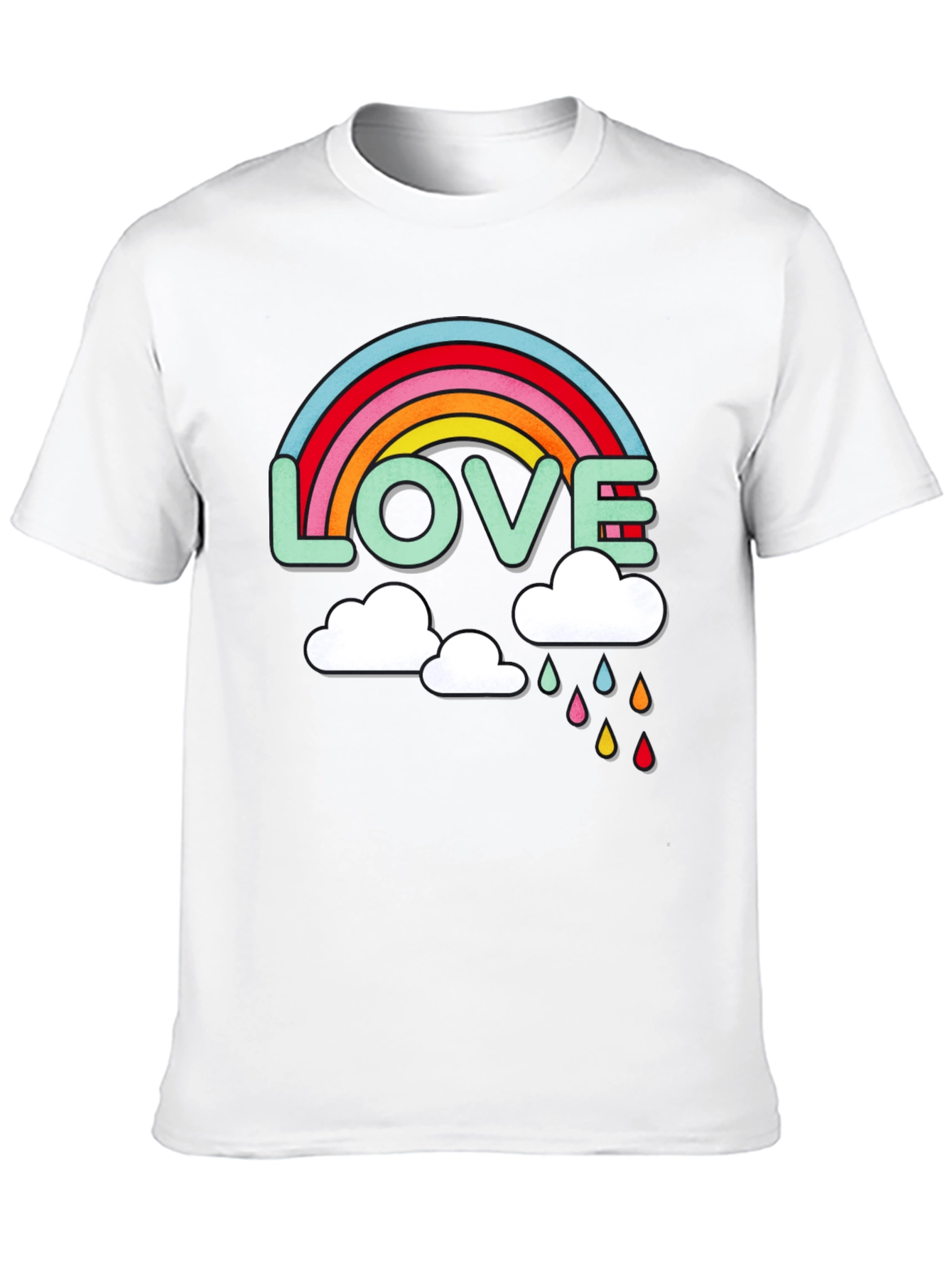 Love Rainbow Graphic T-Shirt
