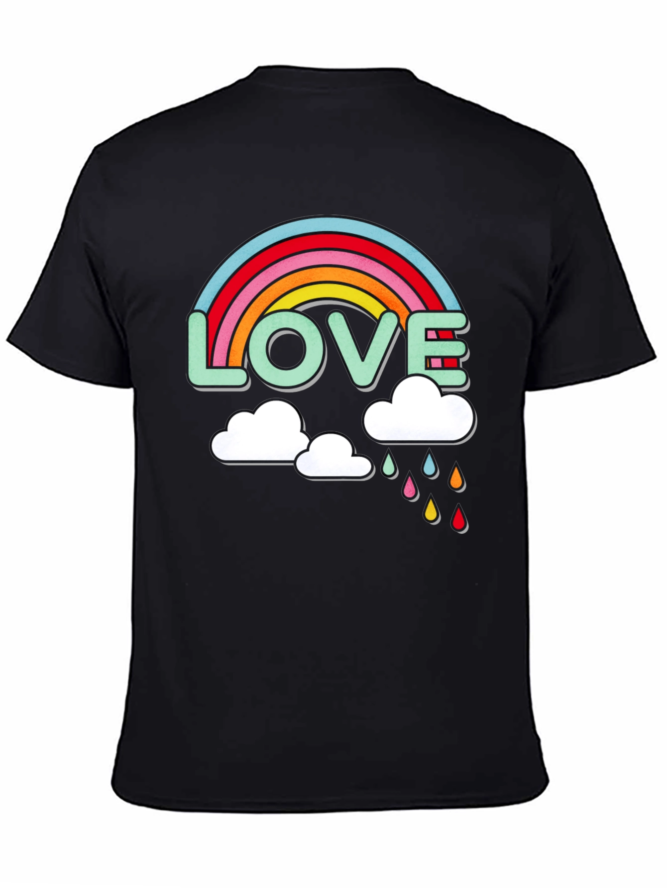 Love Rainbow Graphic T-Shirt