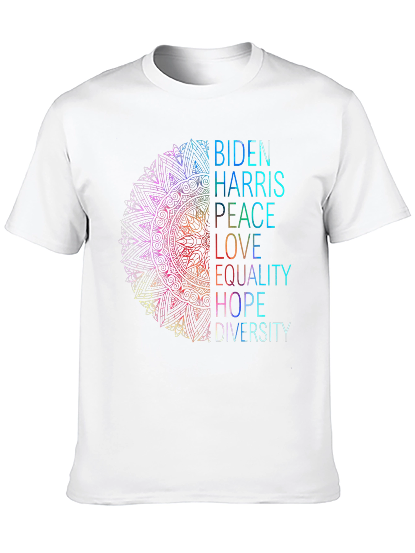 Biden Harris Diversity Graphic T-Shirt