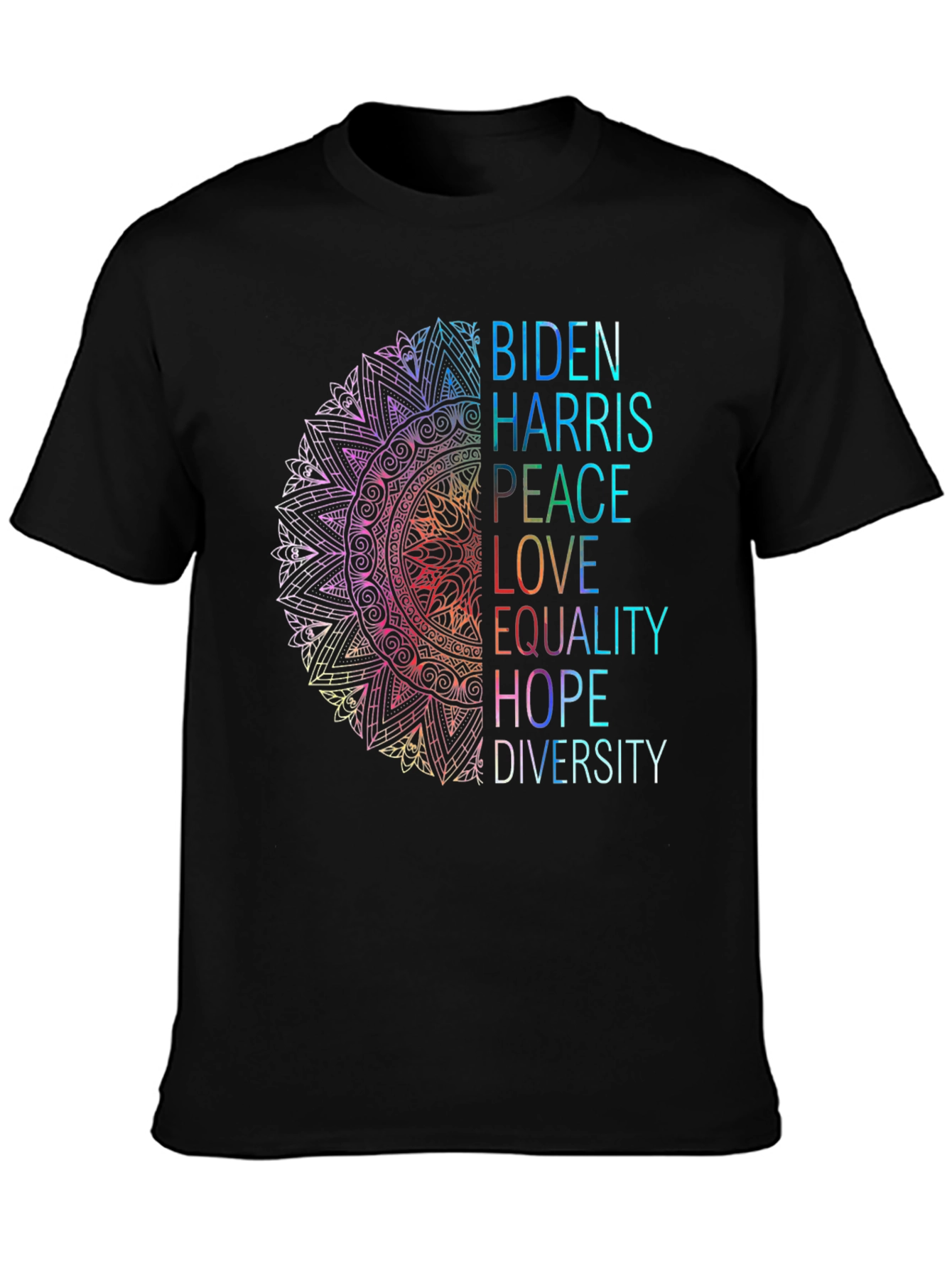 Biden Harris Diversity Graphic T-Shirt