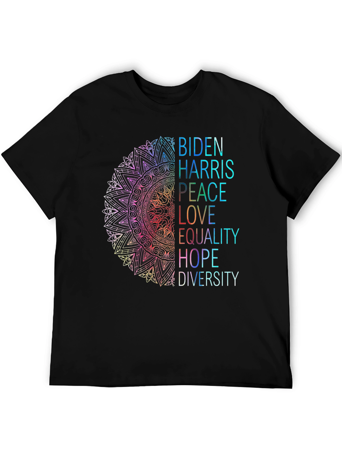 Biden Harris Diversity Graphic T-Shirt