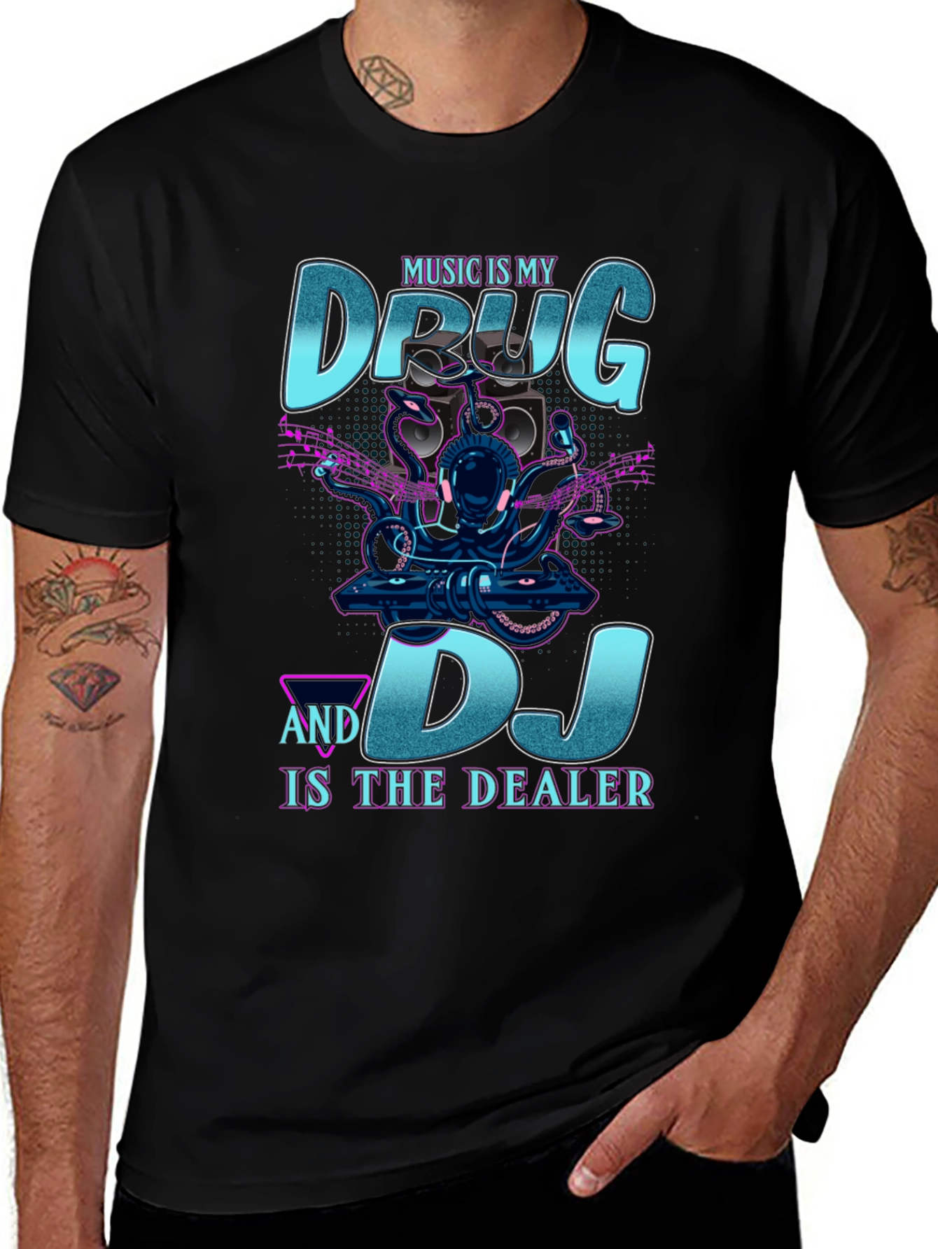 Music is My Drug DJ T-Shirt