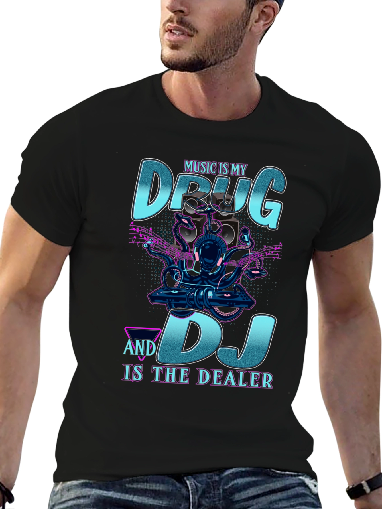 Music is My Drug DJ T-Shirt