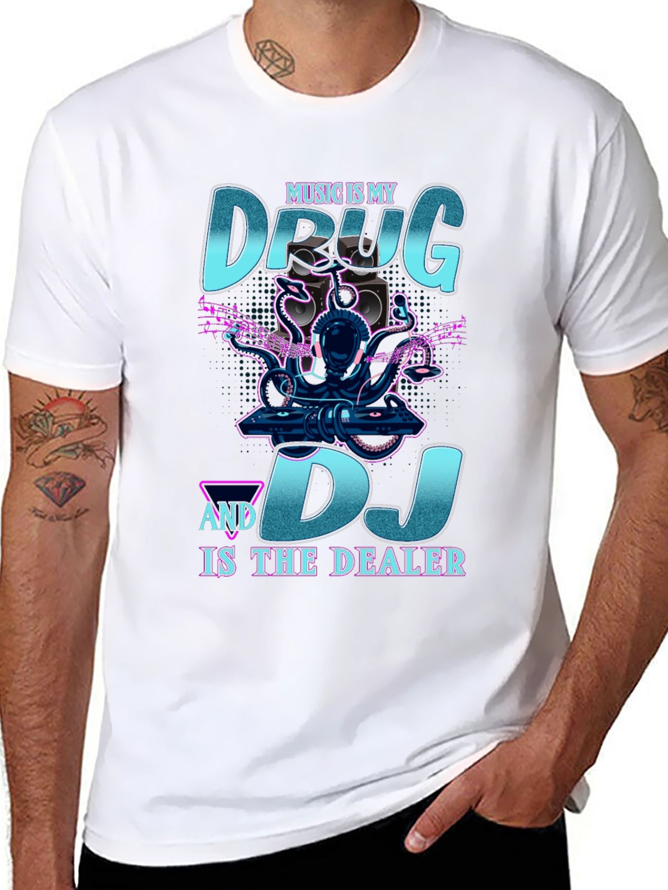 Music is My Drug DJ T-Shirt