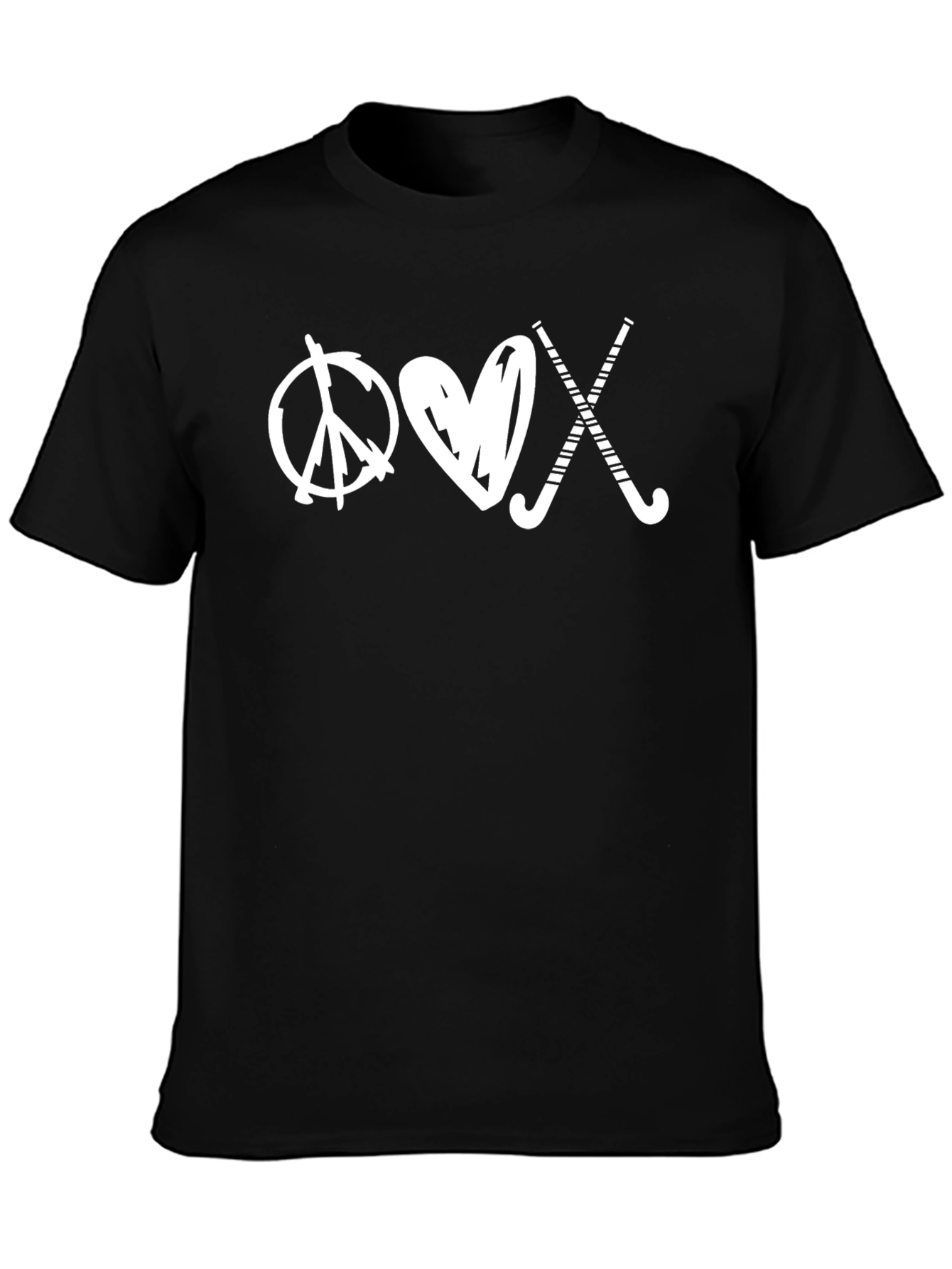 Peace Love Field Hockey T-Shirt