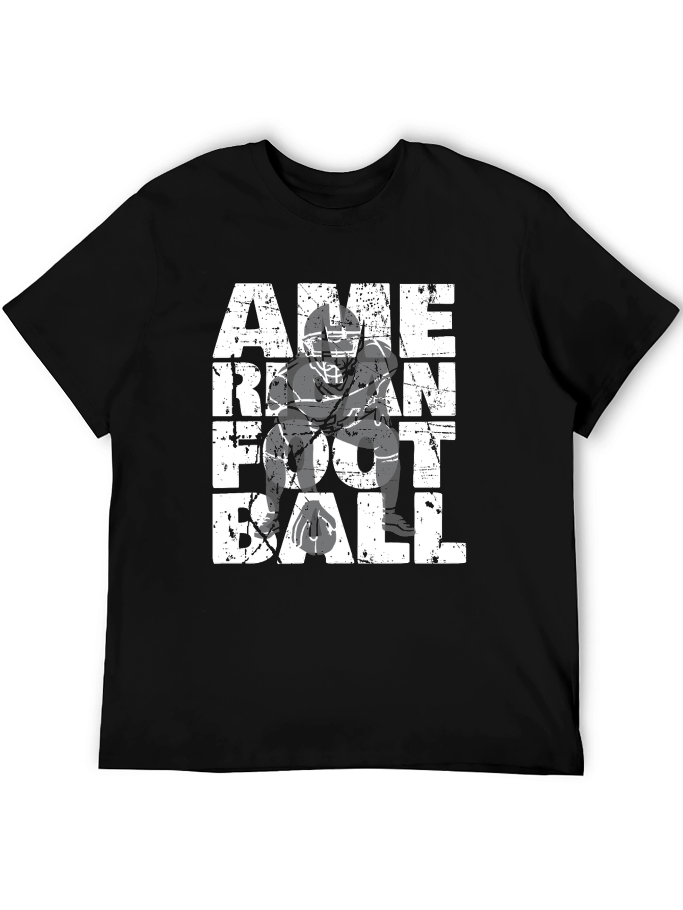 American Football T-Shirt - Graphic Print Tee