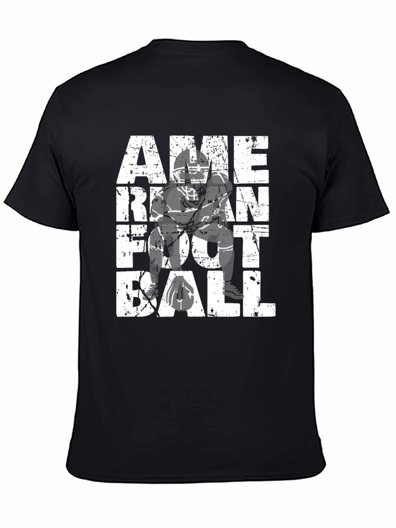 American Football T-Shirt - Graphic Print Tee