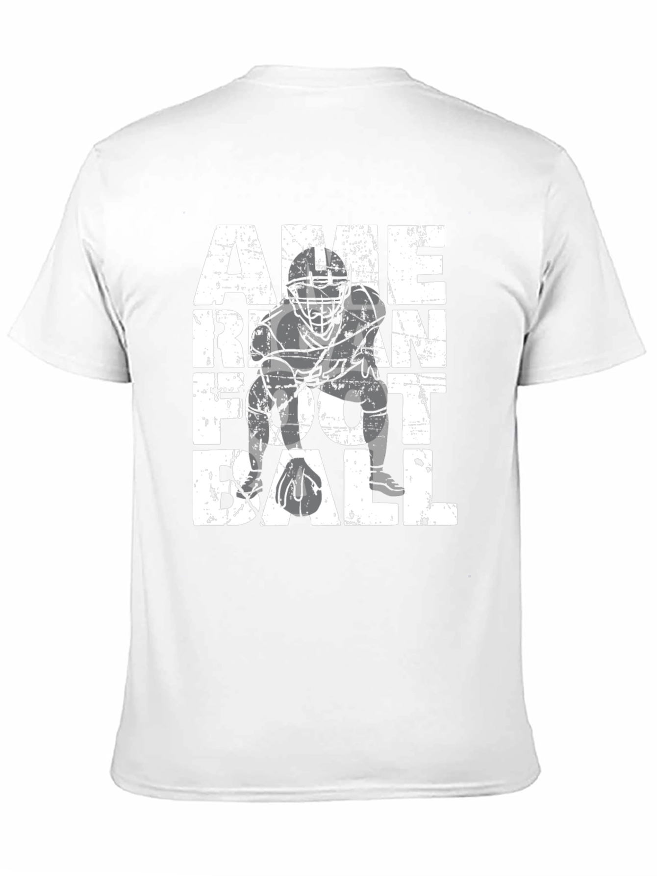 American Football T-Shirt - Graphic Print Tee