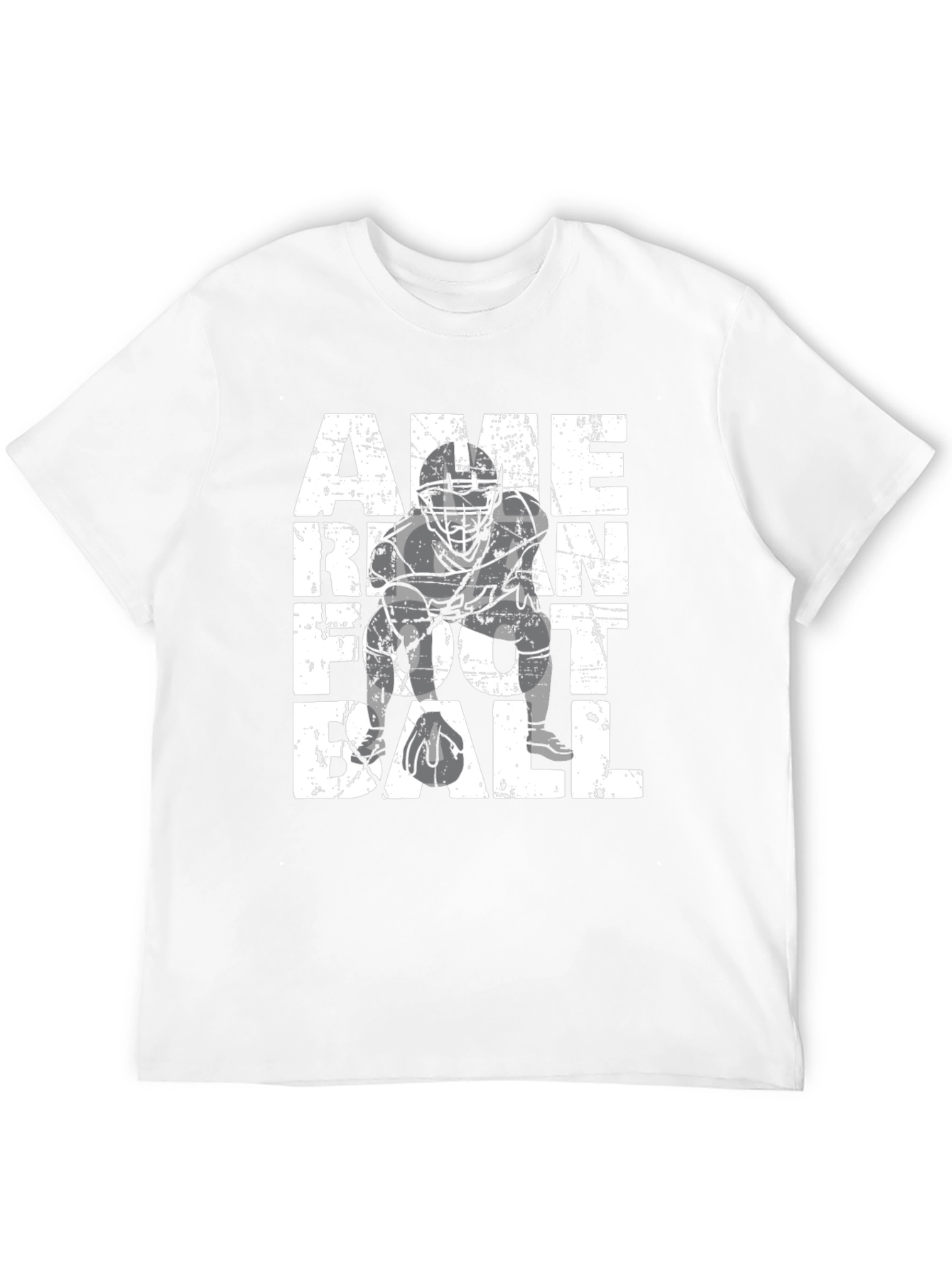 American Football T-Shirt - Graphic Print Tee