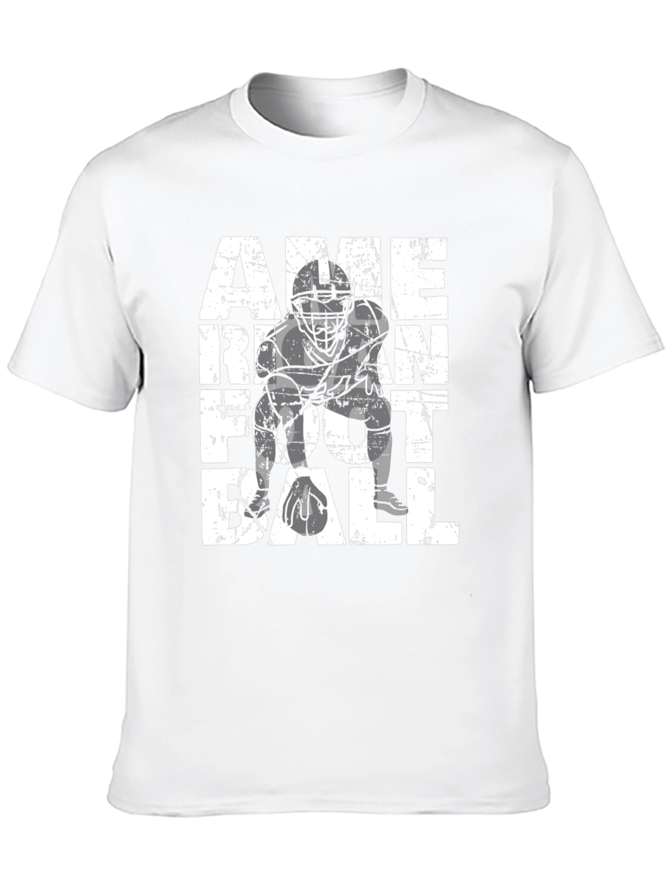 American Football T-Shirt - Graphic Print Tee