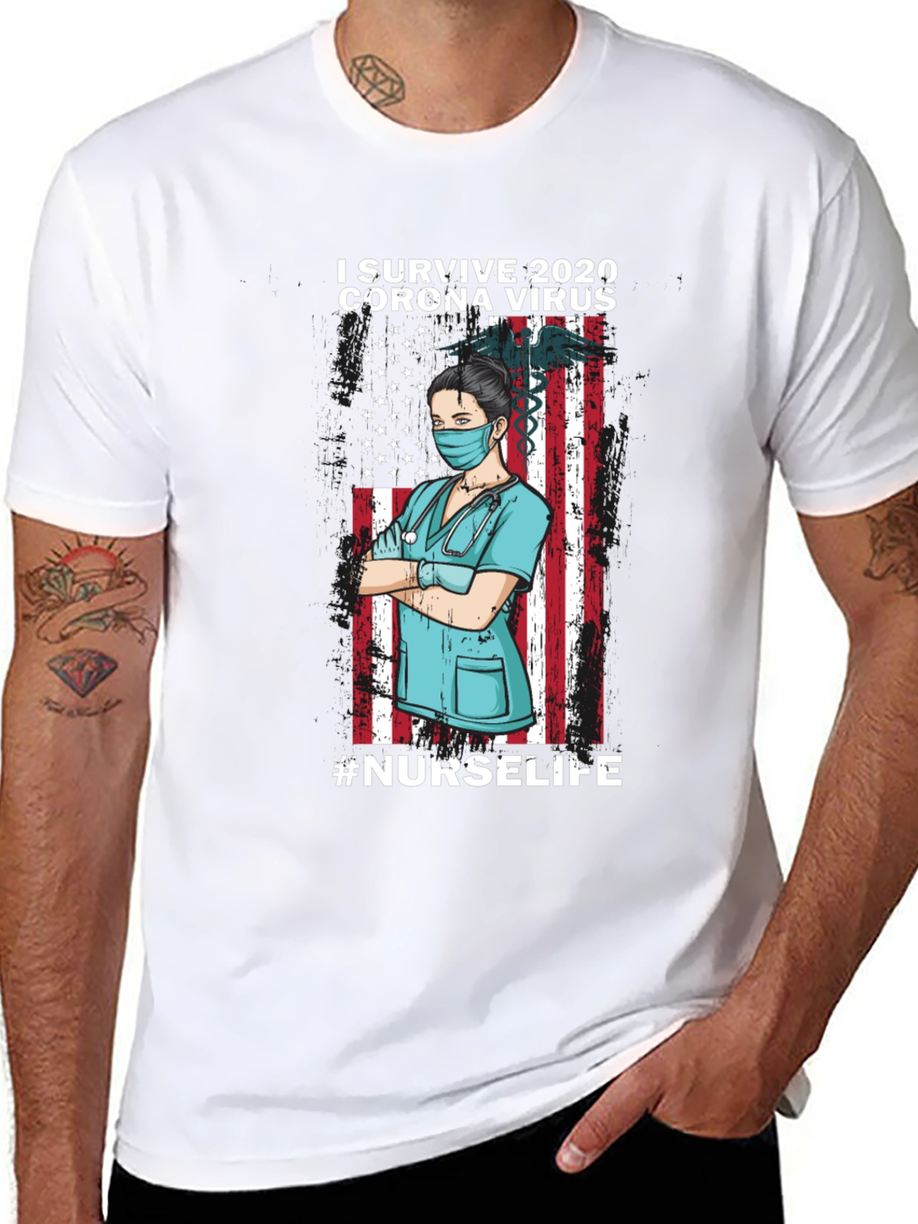 I Survived 2020 Nurse T-Shirt