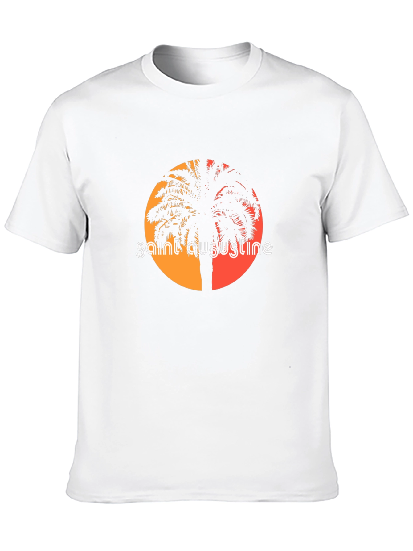 Saint Augustine Palm Tree Graphic Tee