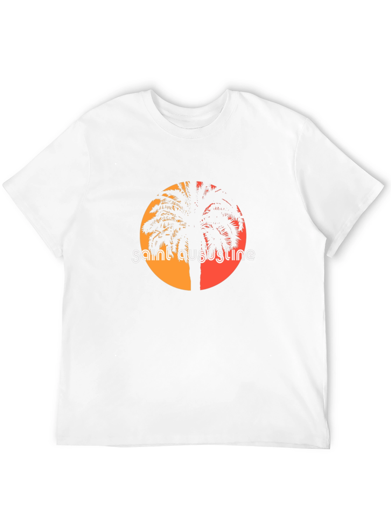 Saint Augustine Palm Tree Graphic Tee