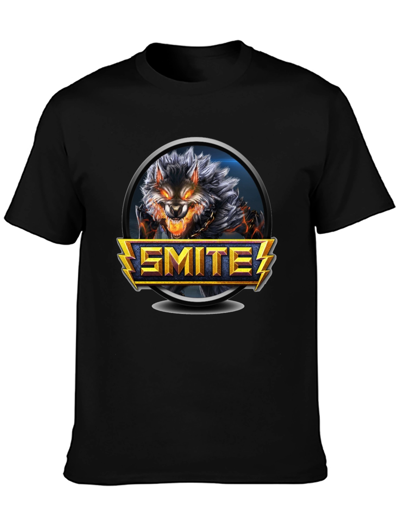 Smite Werewolf Graphic Black T-Shirt