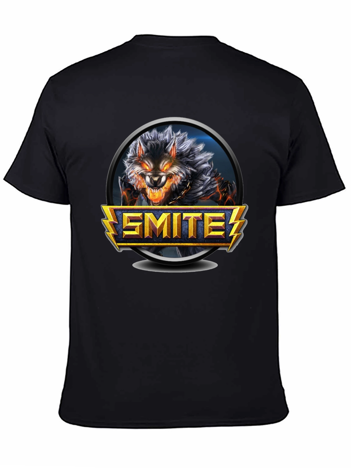 Smite Werewolf Graphic Black T-Shirt