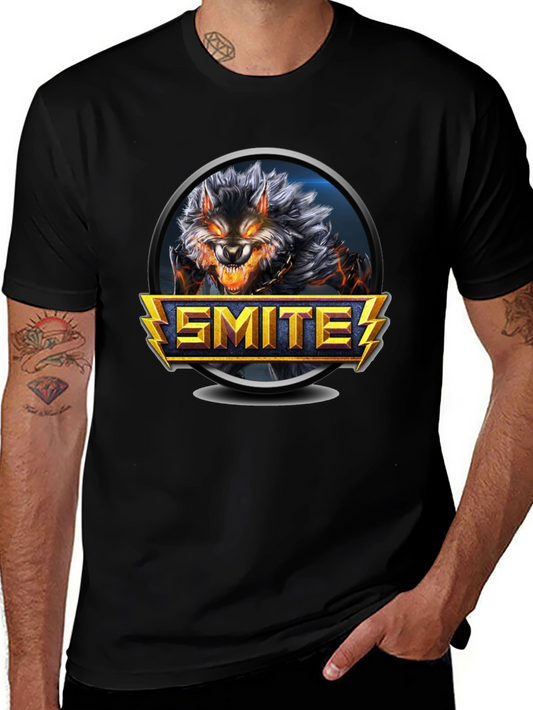 Smite Werewolf Graphic Black T-Shirt