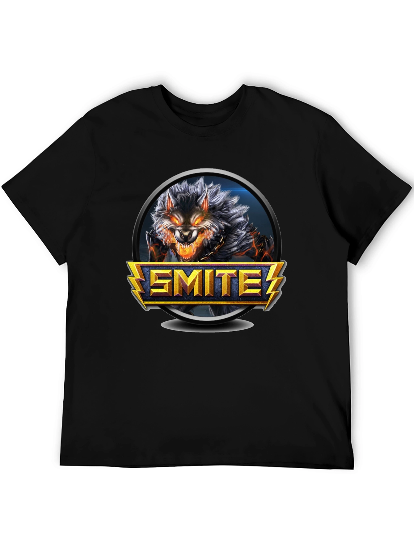 Smite Werewolf Graphic Black T-Shirt
