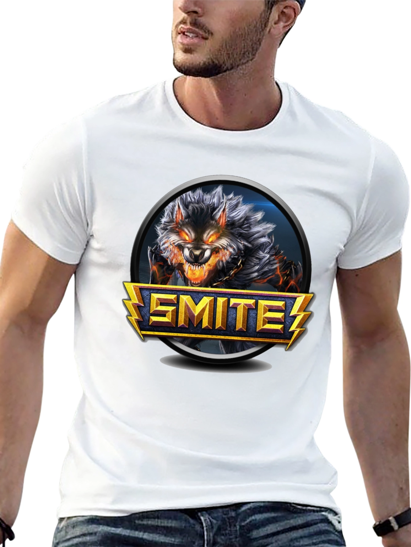 Smite Werewolf Graphic Black T-Shirt