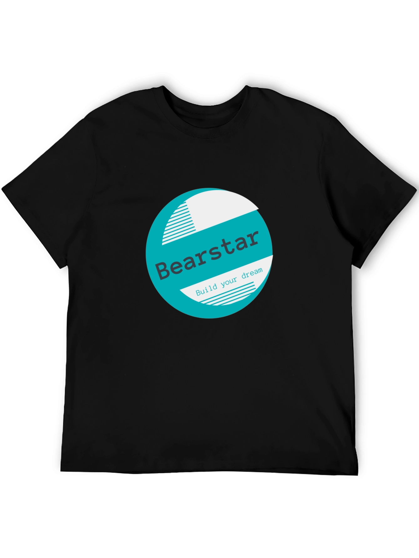 Bearstar Graphic Black T-Shirt