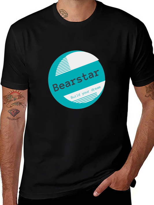 Bearstar Graphic Black T-Shirt
