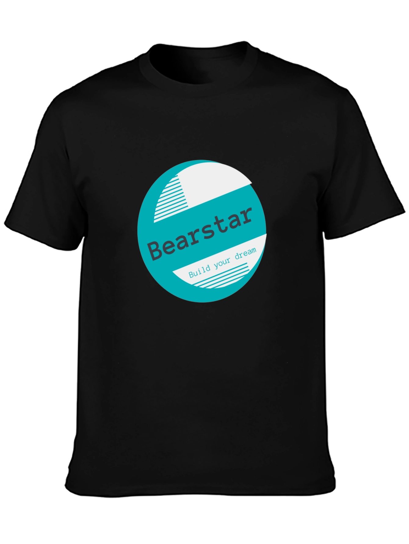 Bearstar Graphic Black T-Shirt