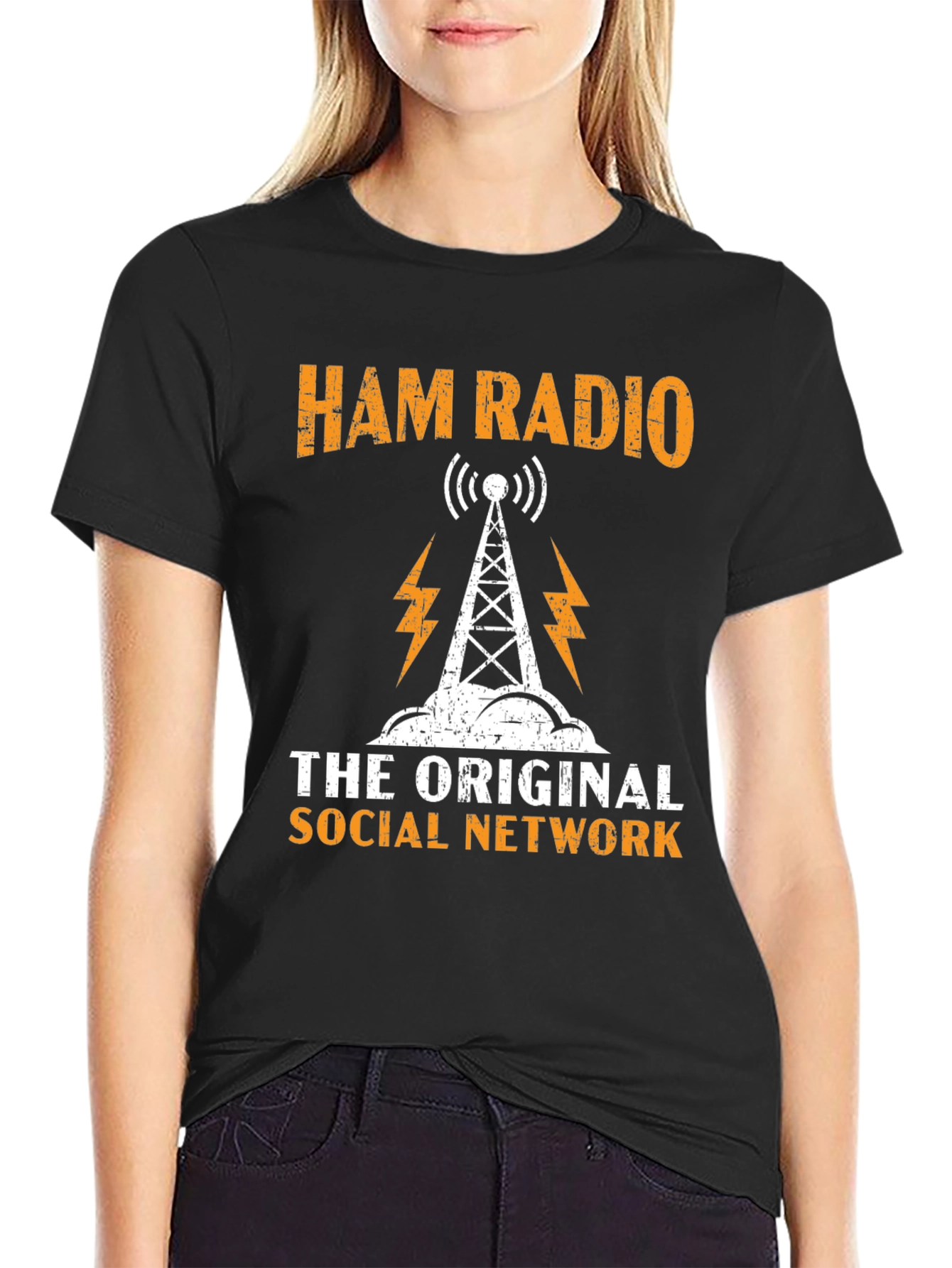 Ham Radio The Original Social Network T-Shirt