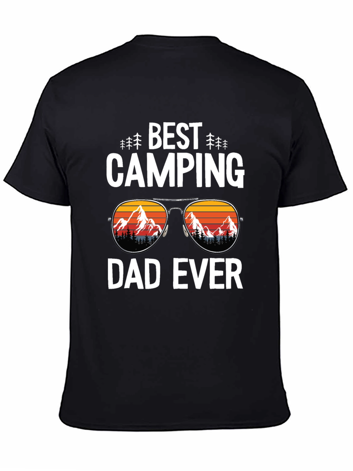Best Camping Dad Ever Graphic Tee