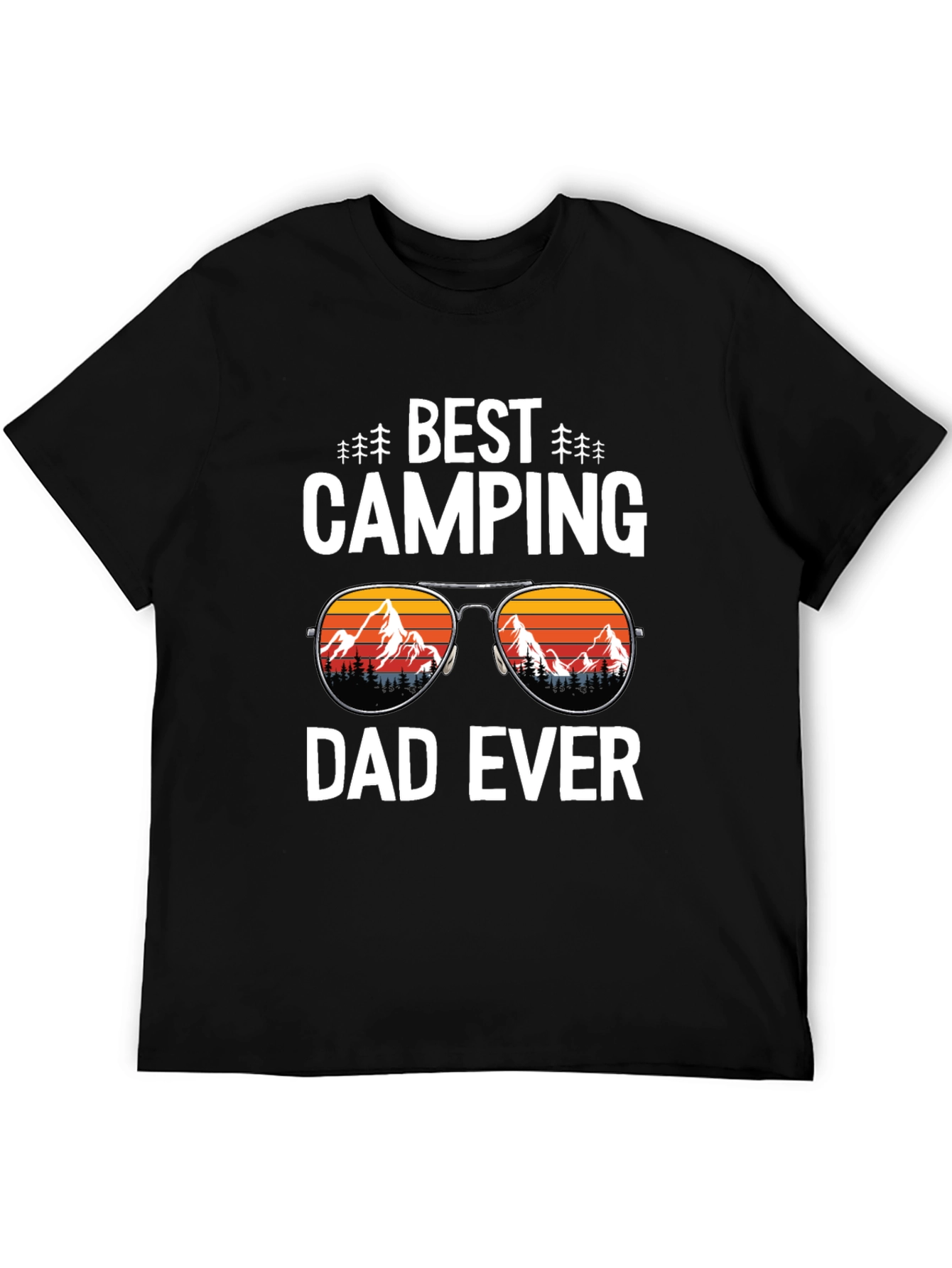 Best Camping Dad Ever Graphic Tee