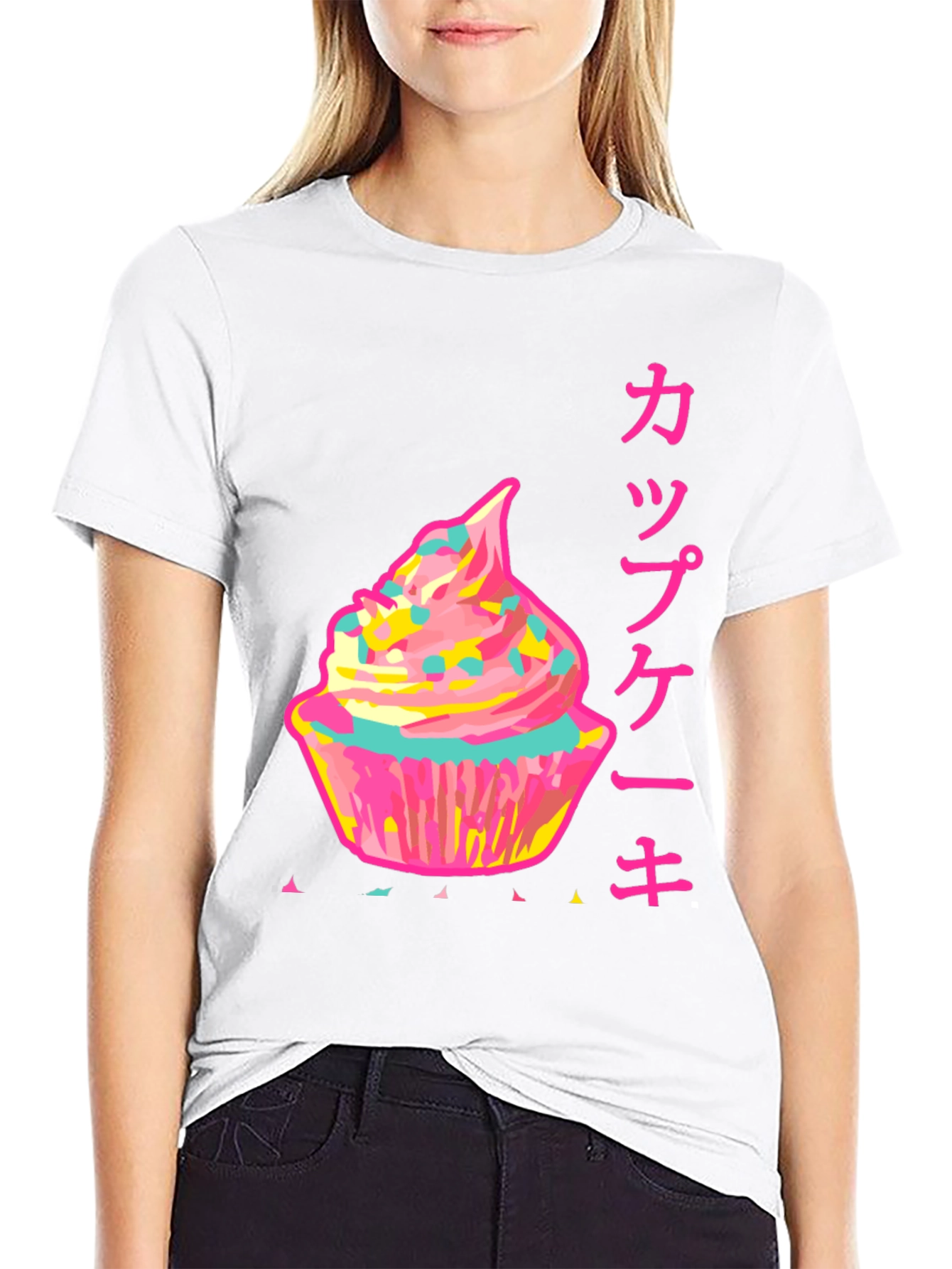 Cupcake Graphic Tee - Kawaii Japanese Style