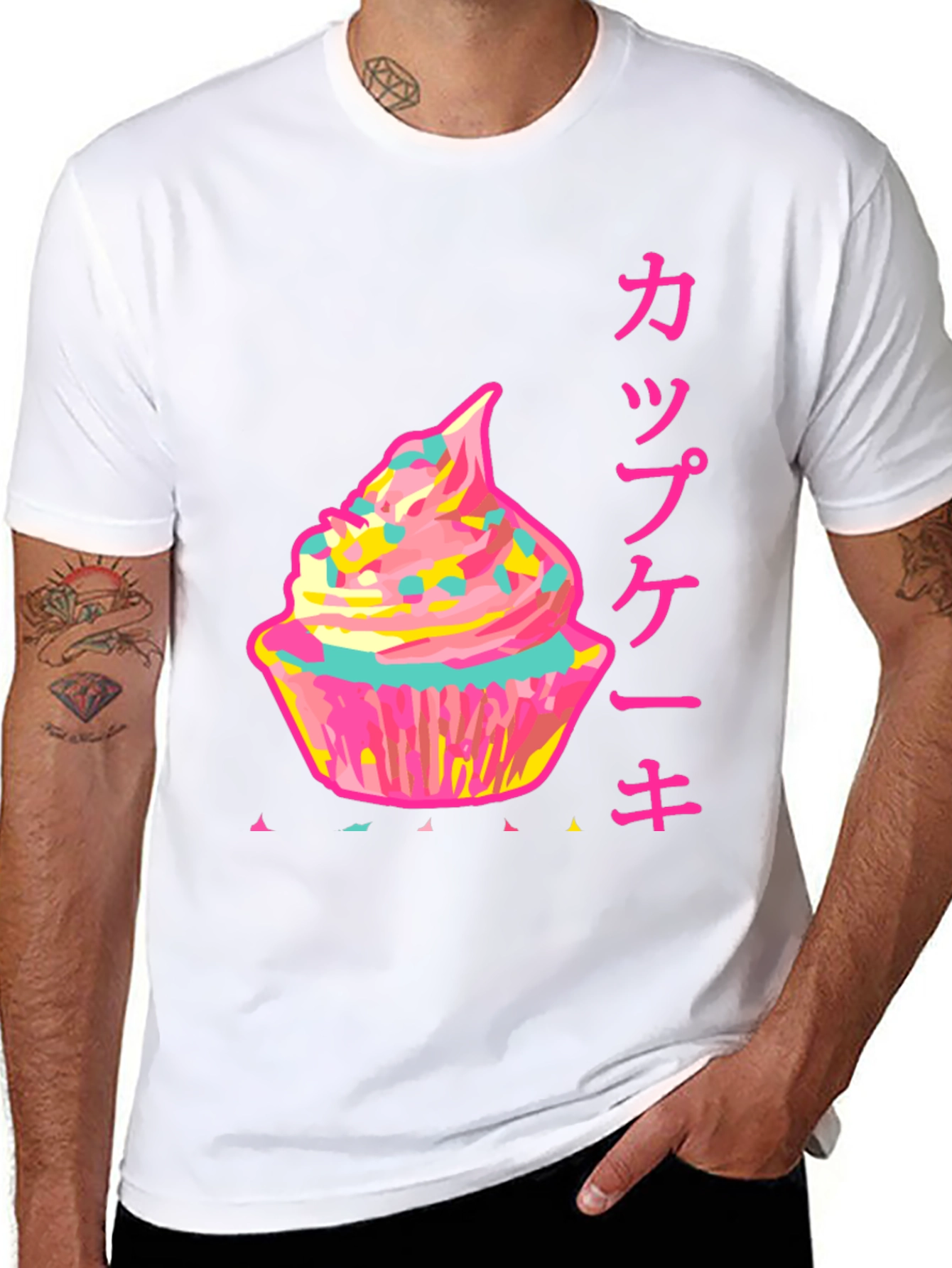 Cupcake Graphic Tee - Kawaii Japanese Style