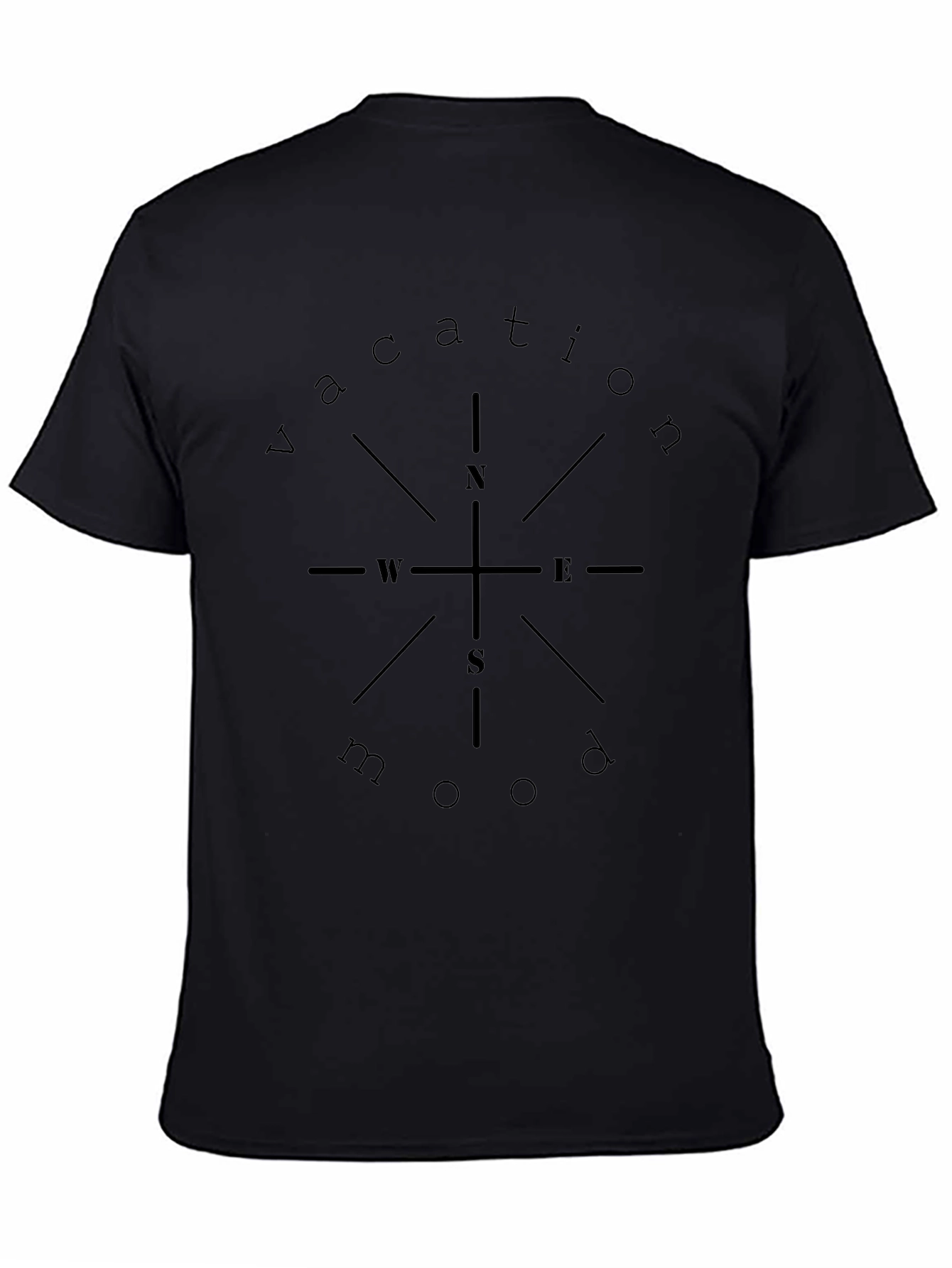 Vacation Mood T-Shirt - Compass Design