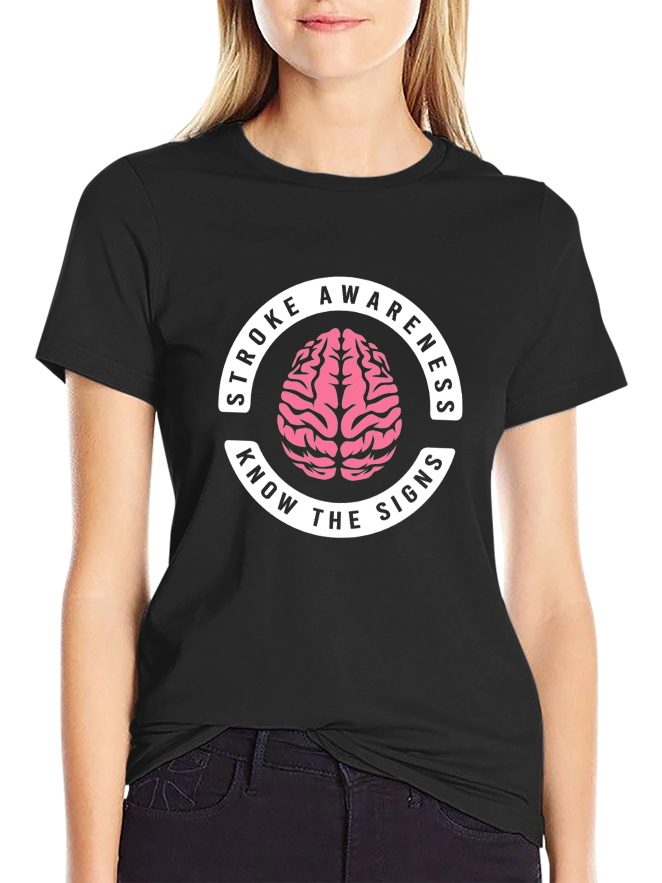 Stroke Awareness T-Shirt - Know the Signs!