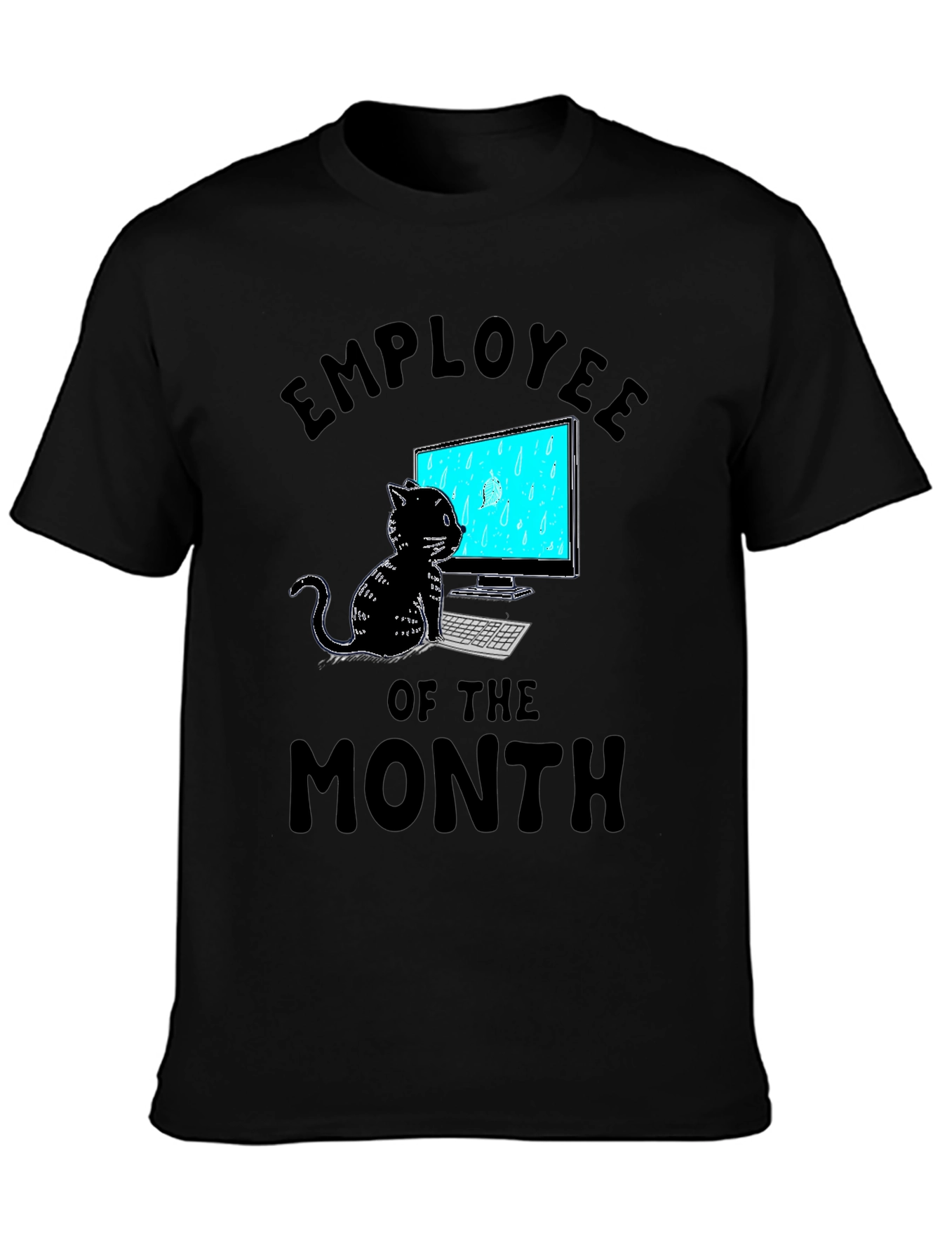 Employee of the Month Cat T-Shirt