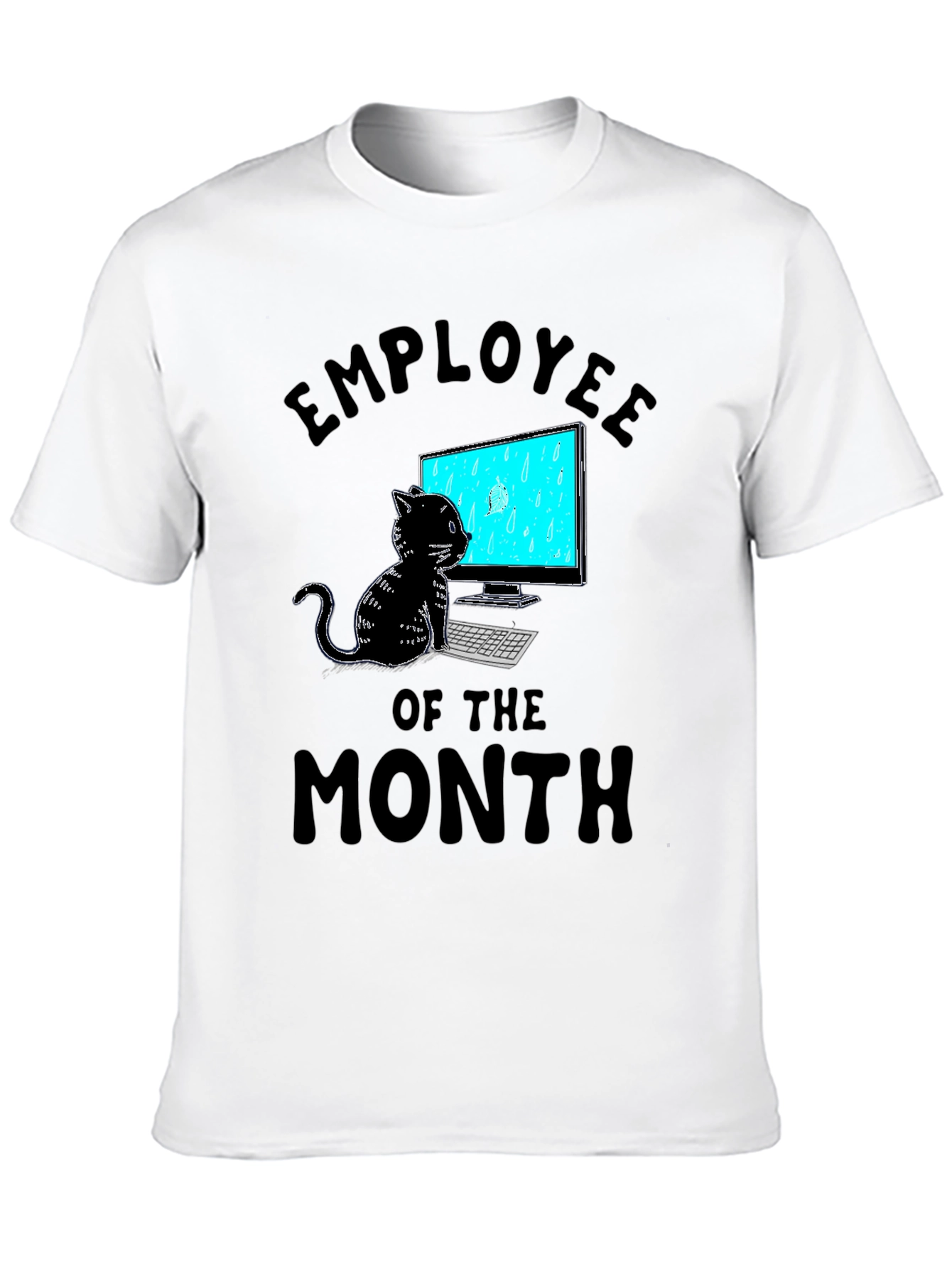 Employee of the Month Cat T-Shirt